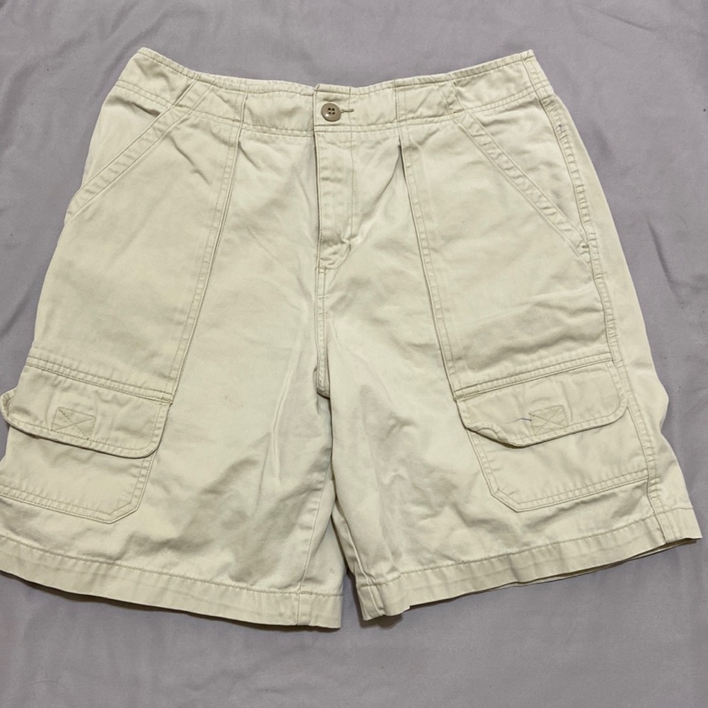 Essential style cargo shot size 12 khaki cotton